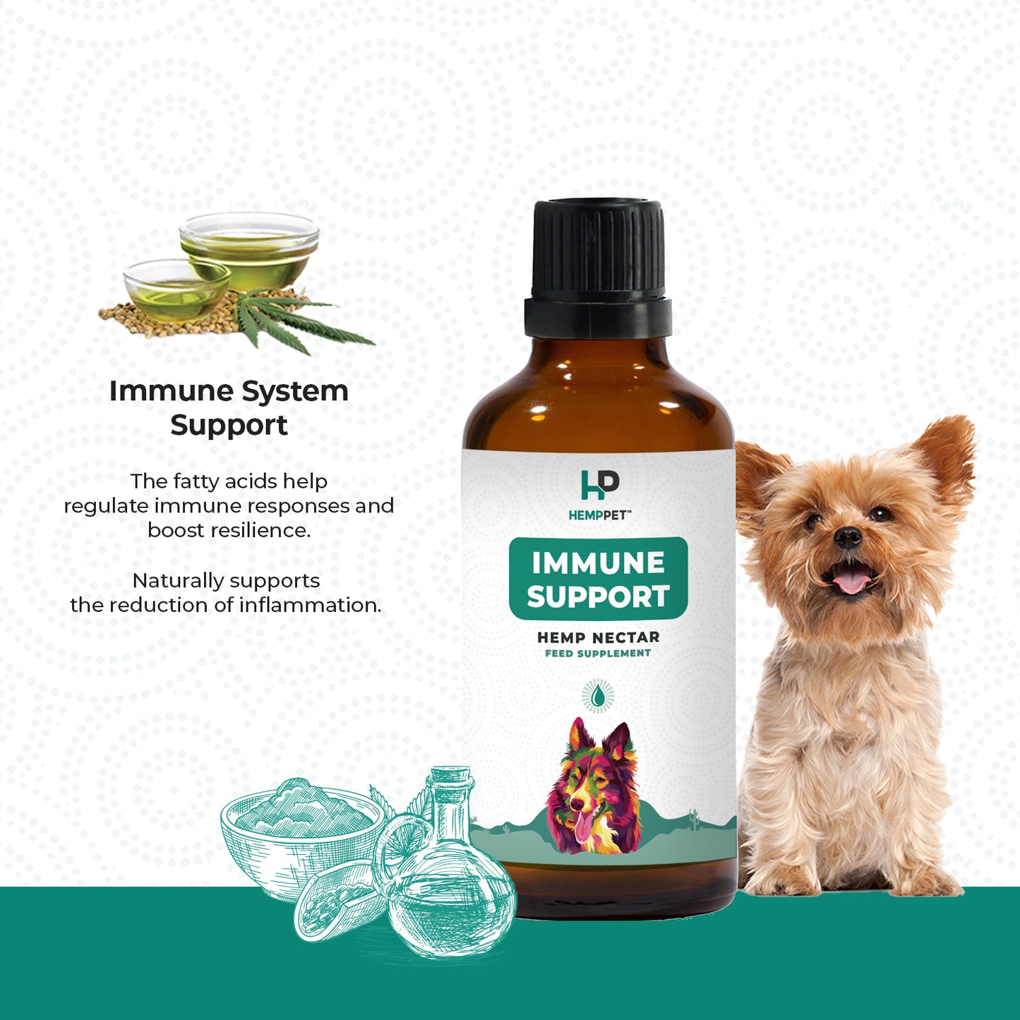 HempPet Immune Support Ingredients
