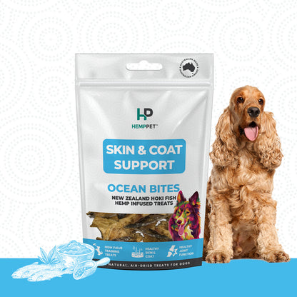 HempPet Skin and Coat SUpport treats ingredients