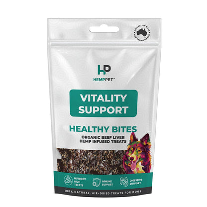 Vitality Support - Hemp Infused Organic Beef Liver 80g