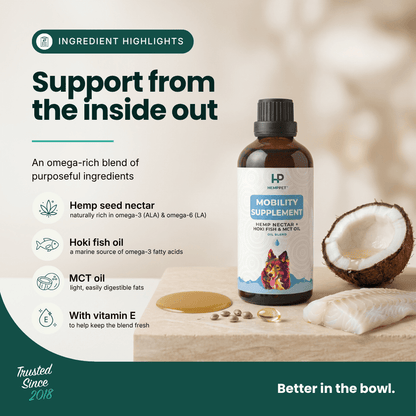 Mobility Supplement - Hemp Oil for Dogs 100ml